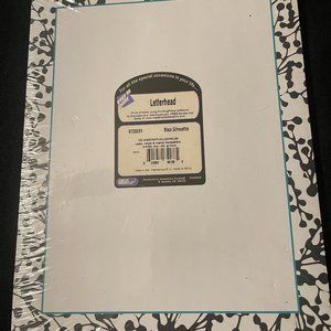 New Masterpiece Studios Letterhead Paper Black Silhouettes 100 Sheets (110)